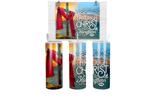 Load image into Gallery viewer, I Can Do All Things Through Christ Who Strengthens Me Skinny Tumbler or Koozie
