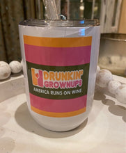Load image into Gallery viewer, Drunkin Grownups America Runs on Wine