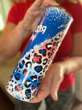 Load image into Gallery viewer, Red White & Boozed skinny tumbler or skinny can koozie