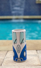 Load image into Gallery viewer, VW Bus Peace plate skinny bottle or can koozie or tumbler