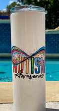 Load image into Gallery viewer, Autism Awareness 20 oz skinny tumbler or koozie
