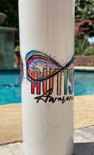 Load image into Gallery viewer, Autism Awareness 20 oz skinny tumbler or koozie