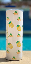 Load image into Gallery viewer, Mommys Sippy Cup with Lemons 20 oz skinny tumbler or koozie