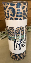 Load image into Gallery viewer, Mom Life with camo &amp; animal print Tumbler or koozie
