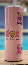 Load image into Gallery viewer, Breast Cancer Warrior collage tumbler
